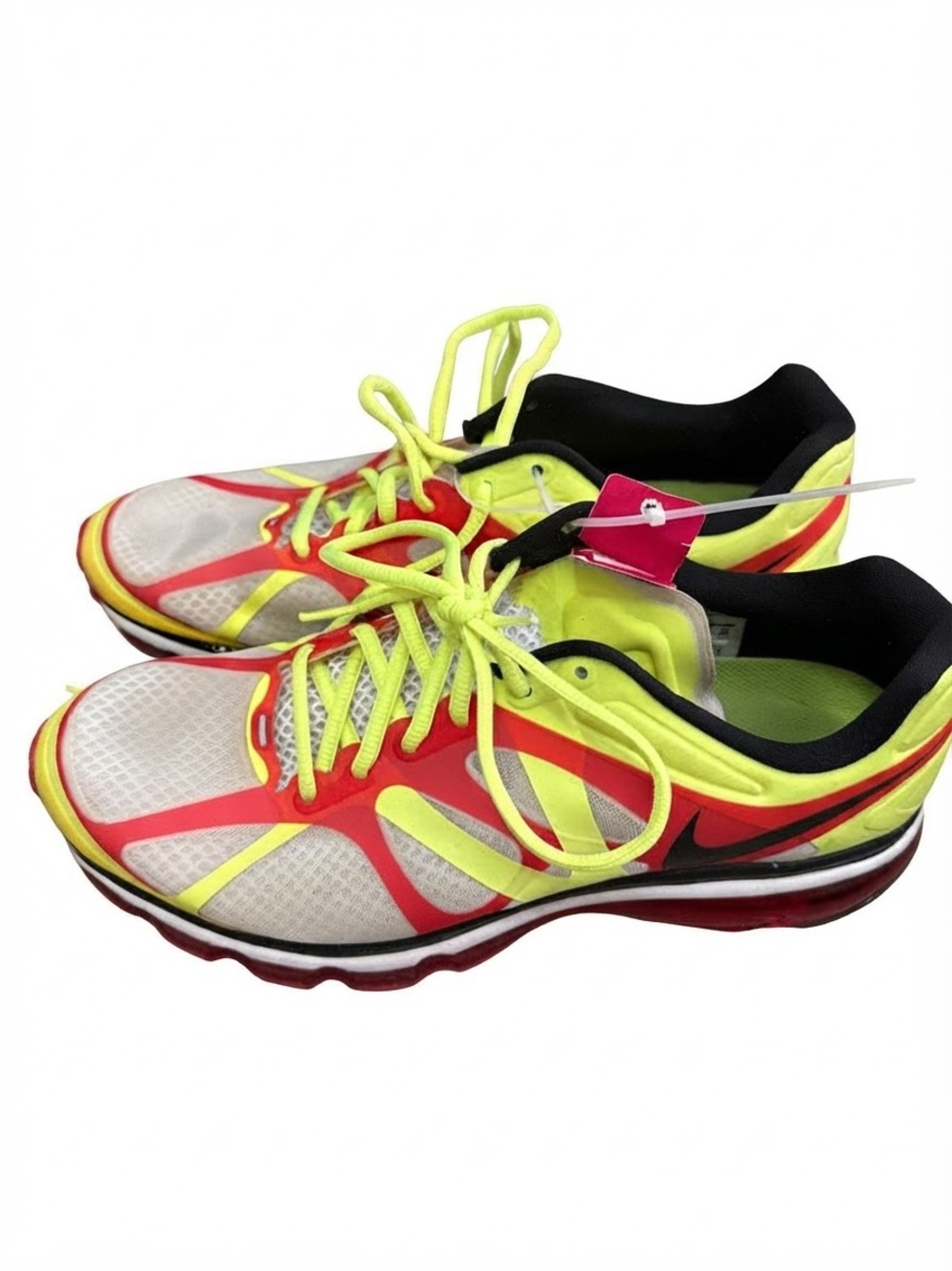 Nike men’s Neon Yellow & Red Running Shoes